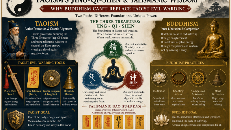 Why Buddhism Can’t Replace Taoist Evil-Warding
