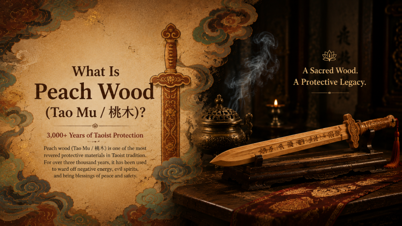 Peach Wood Protection Meaning: Why It Is Used in Taoist Tradition