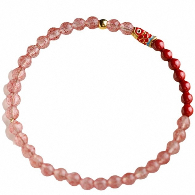 Captivated Koi Cinnabar Bracelet