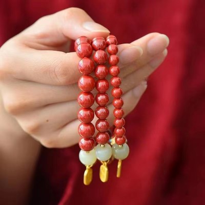 Cinnabar Energy Bracelet for Wealth and Transition