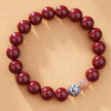 The Key to the Tranquil Realm Cinnabar Bracelet