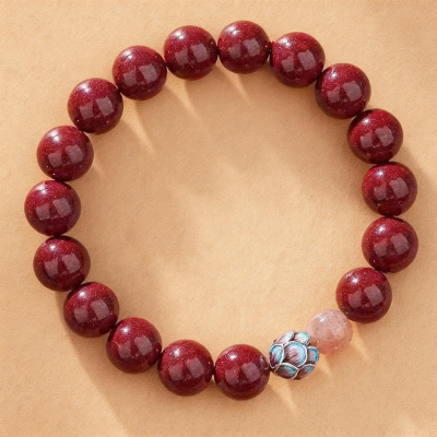 The Key to the Tranquil Realm Cinnabar Bracelet
