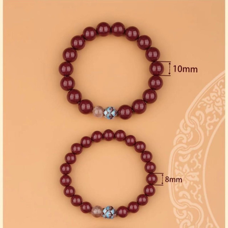 The Key to the Tranquil Realm Cinnabar Bracelet