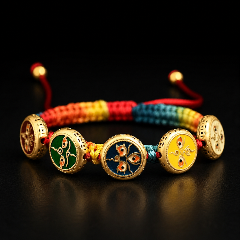 Five-Wealth Deities Blessing Bracelet