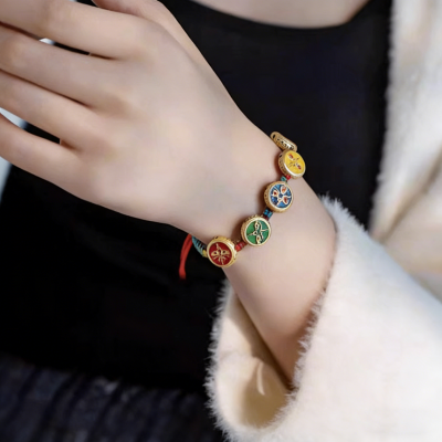 Five-Wealth Deities Blessing Bracelet