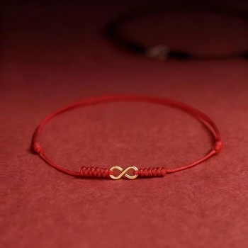 Infinite Wealth Red Thread Bracelet