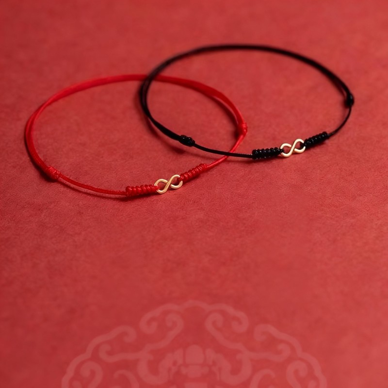 Infinite Wealth Red Thread Bracelet