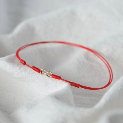 Infinite Wealth Red Thread Bracelet