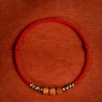 Peachwood Grounding Red String