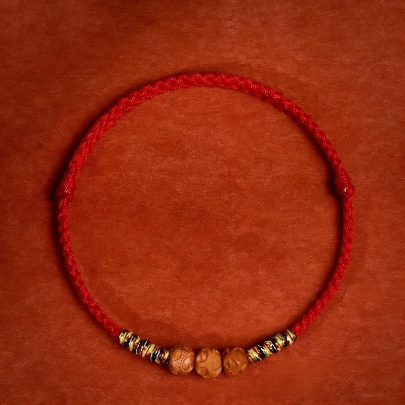 Peachwood Grounding Red String