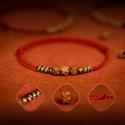 Peachwood Grounding Red String