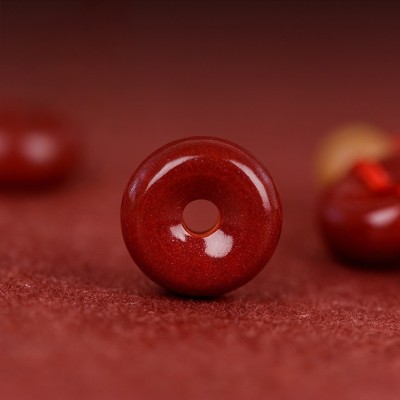 Red Thread & Cinnabar Peace Knot