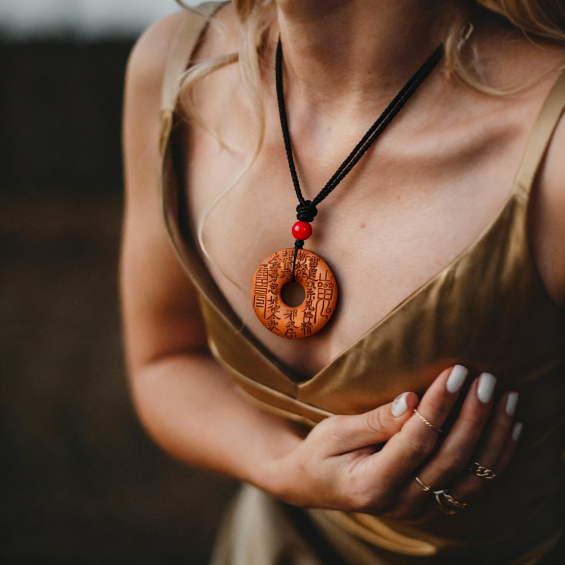 Thunder Command Jujube Wood Charm