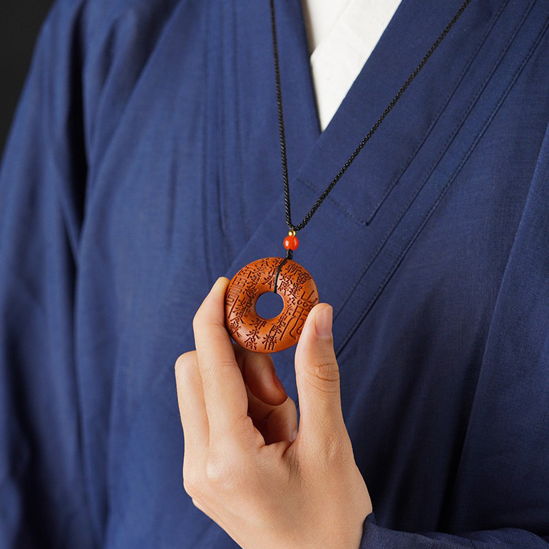 Thunder Command Jujube Wood Charm