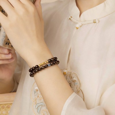 Twin Lotus Heart Bracelet For Serenity