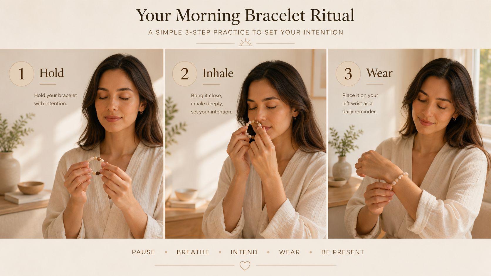 Morning bracelet ritual step by step guide