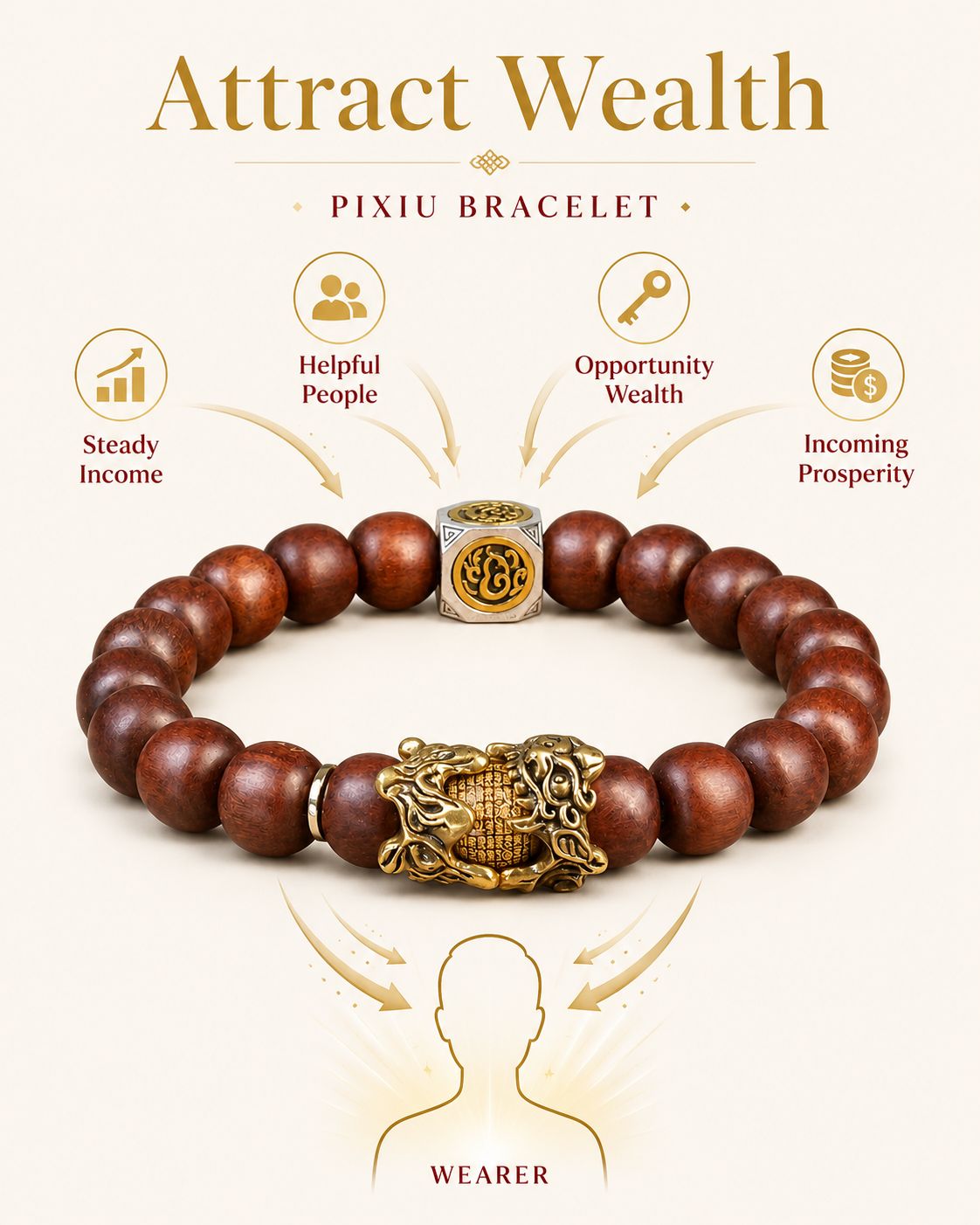 Pixiu wealth energy flow diagram