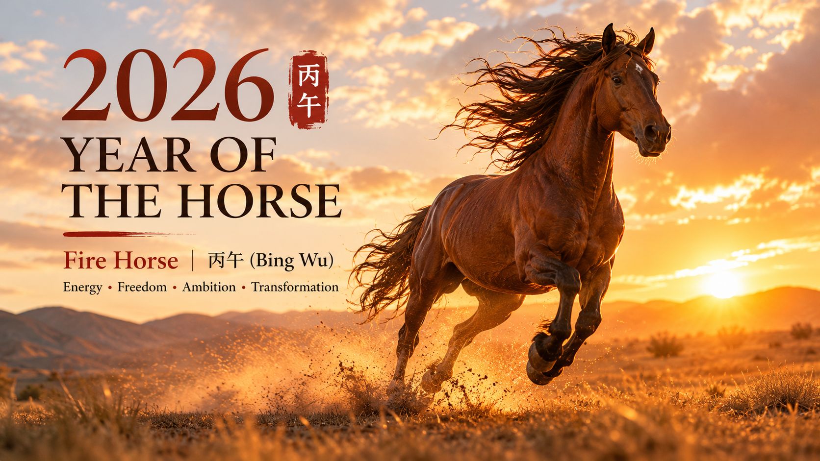 2026 Fire Horse Year cinnabar bracelet