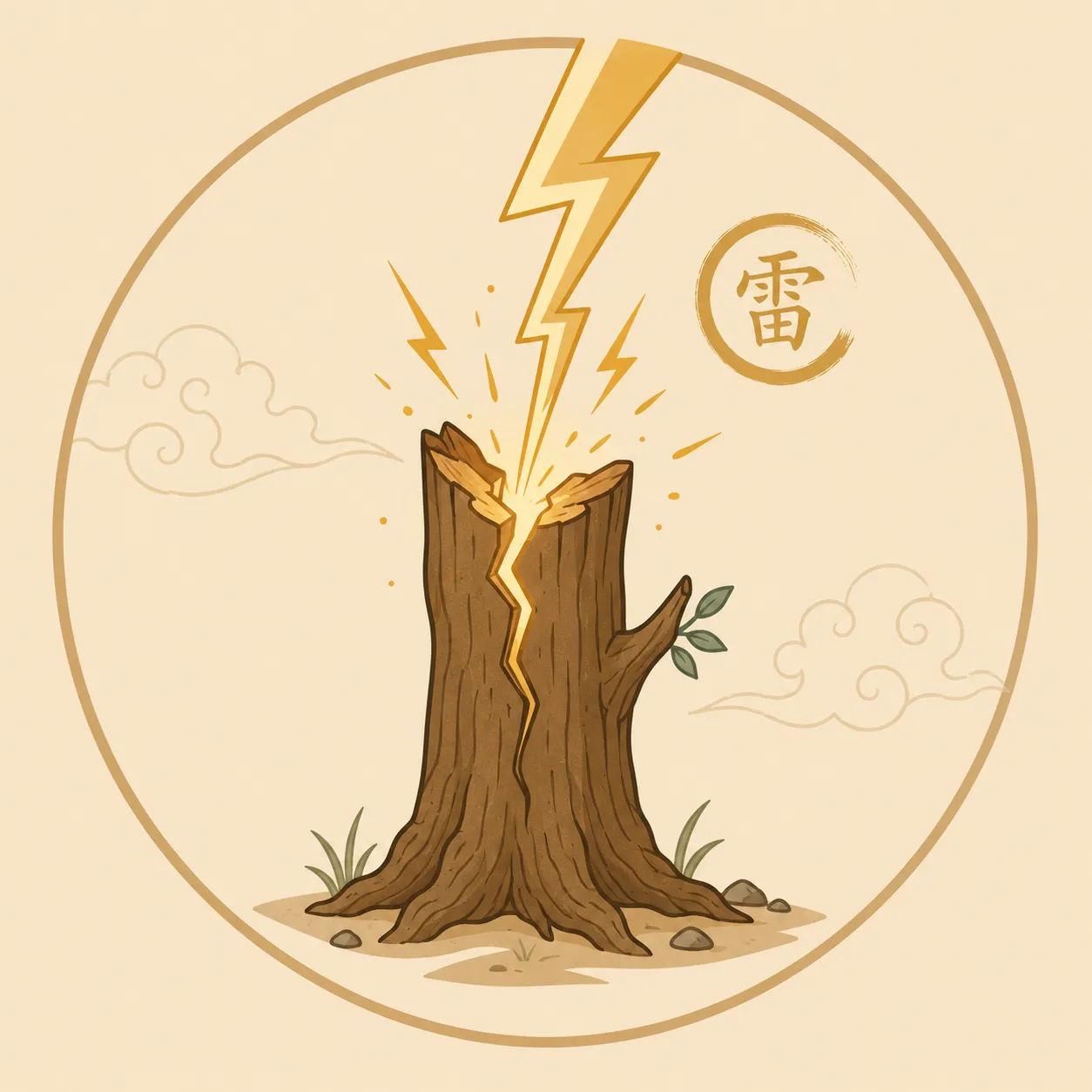 Lightning-Struck Wood